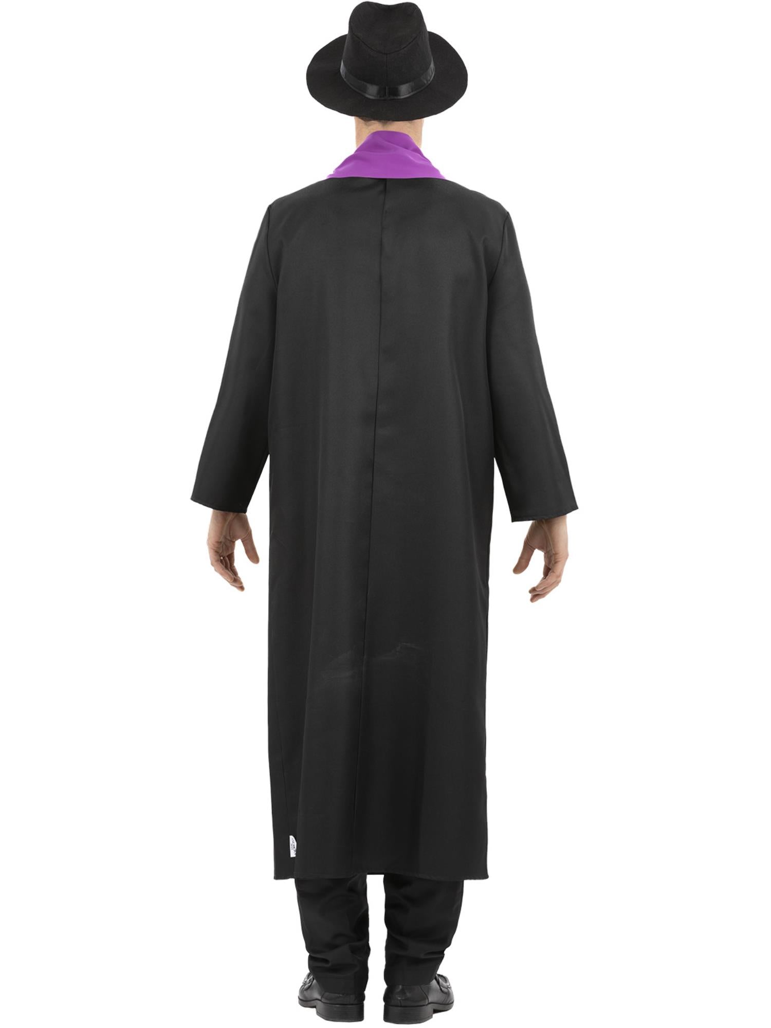 smiffys-fever-exorcist-priester-kost-m-robe-herren-schwarz image 2