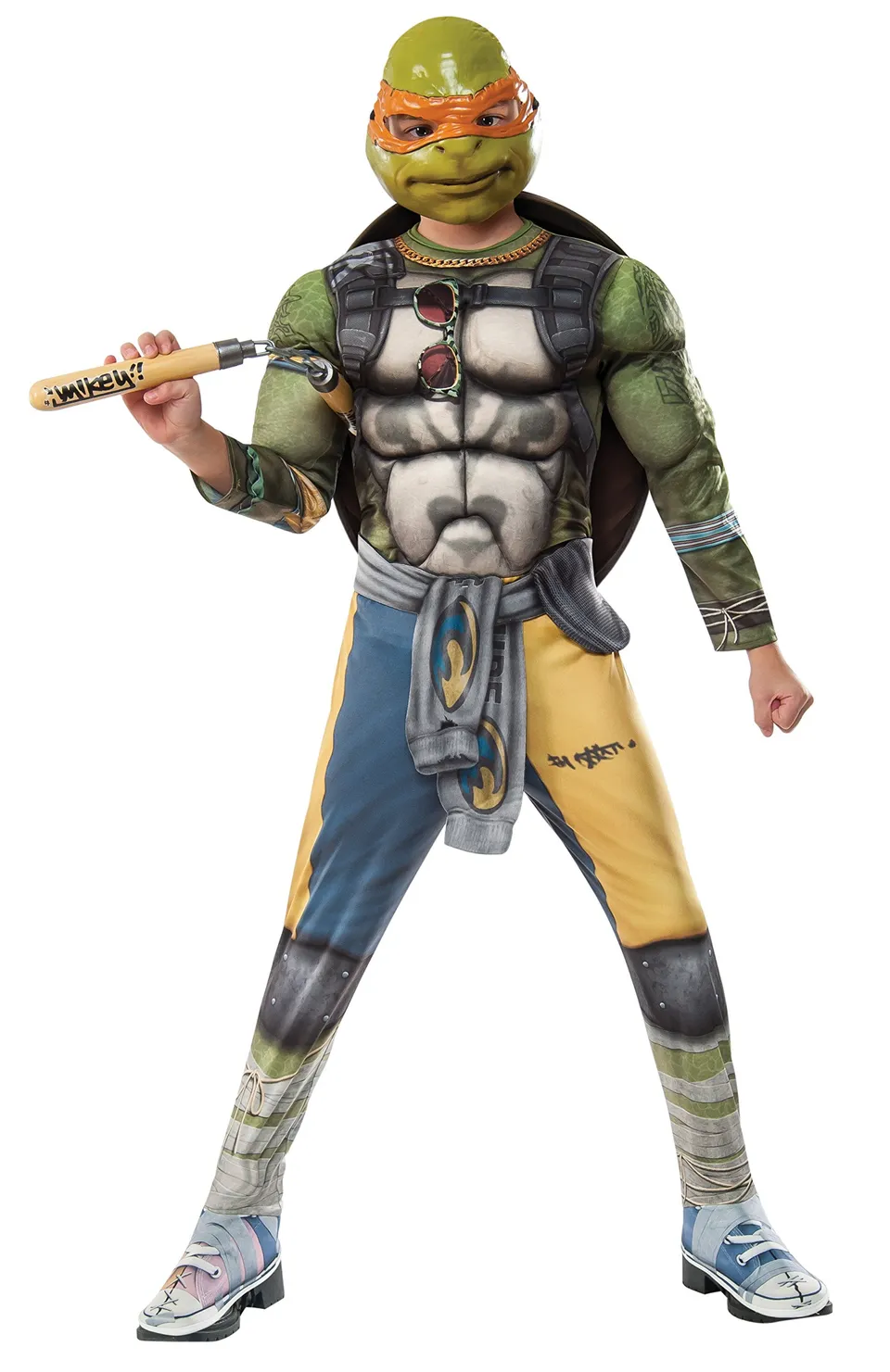 rubie-s-deluxe-michelangelo-kost-m-kinder-m-turtles image 1