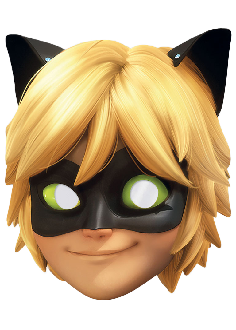 rubies-chat-noir-maske-karton-schwarz-mit-gummi image 2