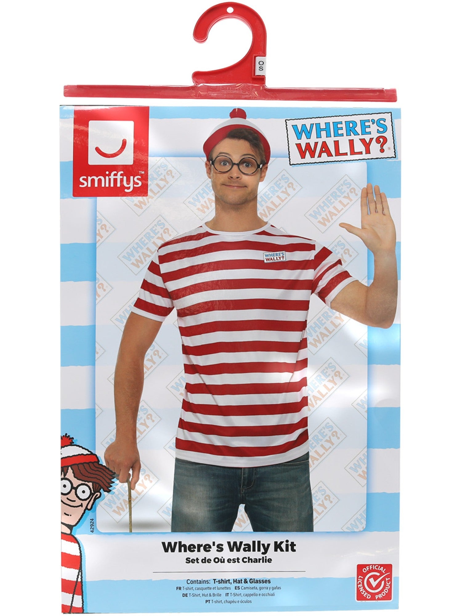 smiffys-fever-wheres-wally-kit-rot-wei-herren image 3