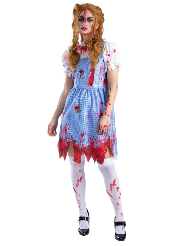 smiffys-fever-zombie-country-girl-kost-m-damen-gr-m image 1
