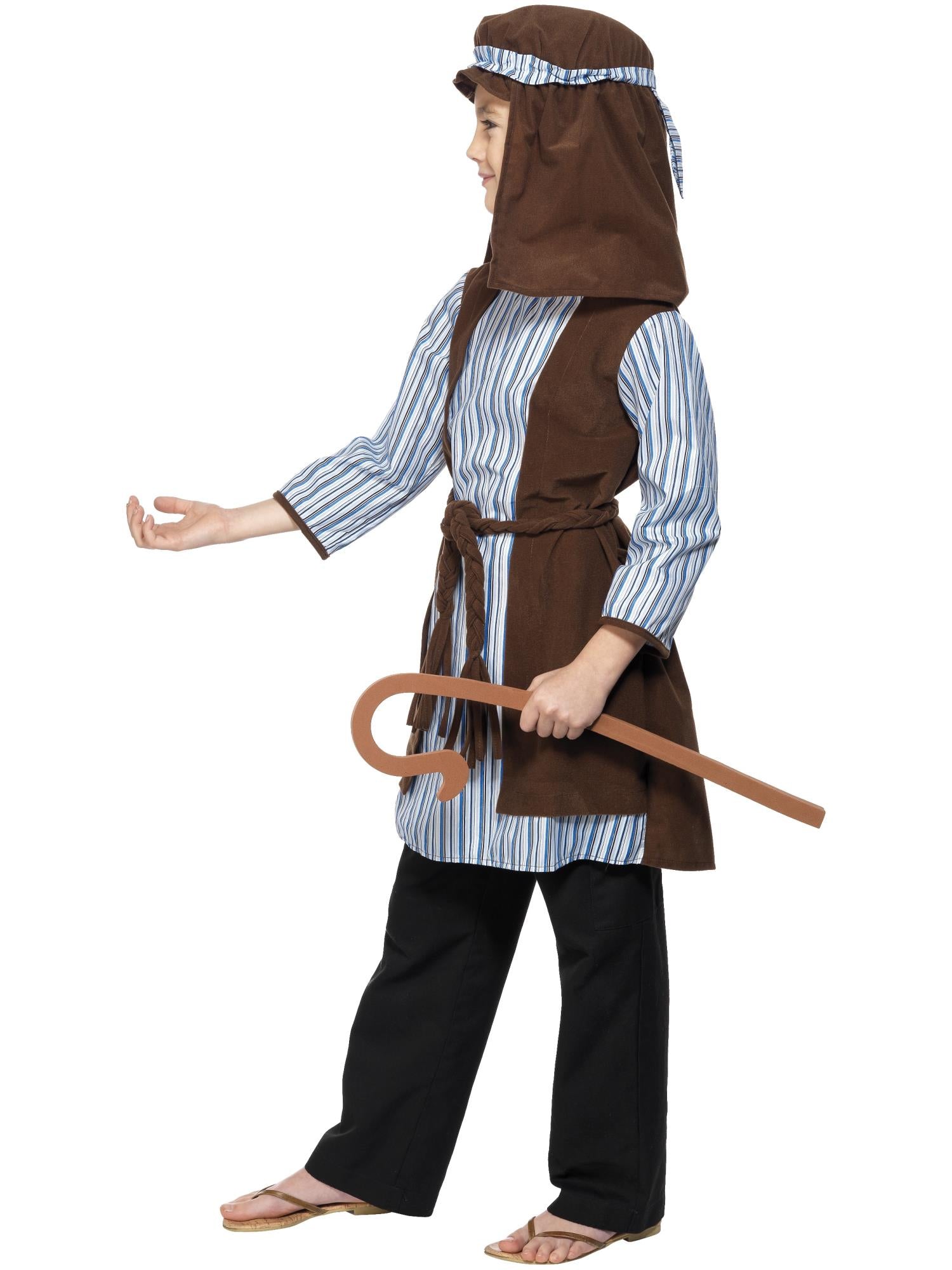 smiffys-fever-hirtenkost-m-kinder-blau-braun-s-4-6 image 3