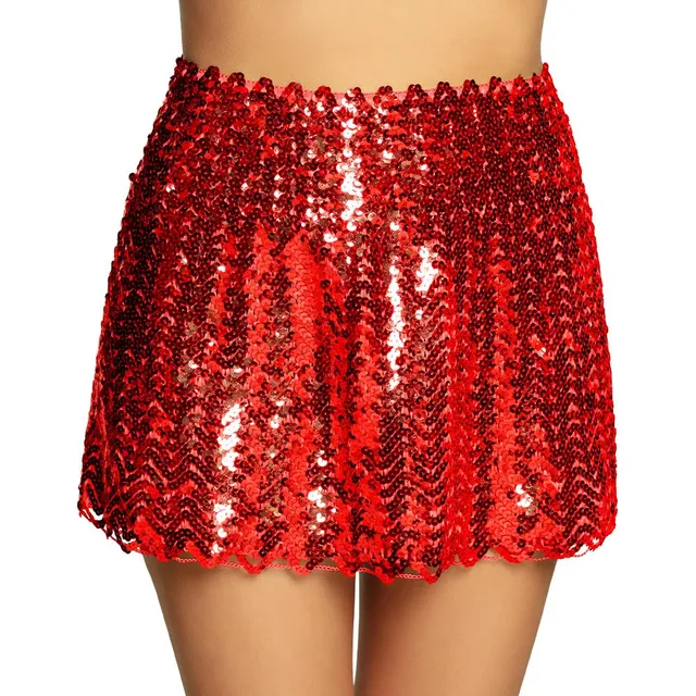 boland-costumes-pailletten-minirock-rot-m-l-mit-gummibund image 1
