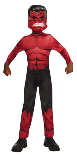 rubie-s-deluxe-red-hulk-kinderkost-m-7-8-jahre-mit-maske image 6