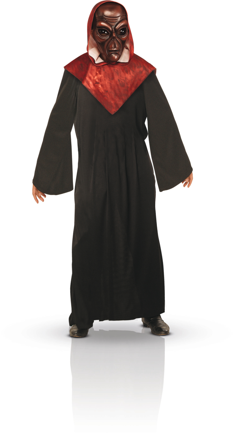rubies-red-alien-kost-m-kleid-maske-erwachsene image 1