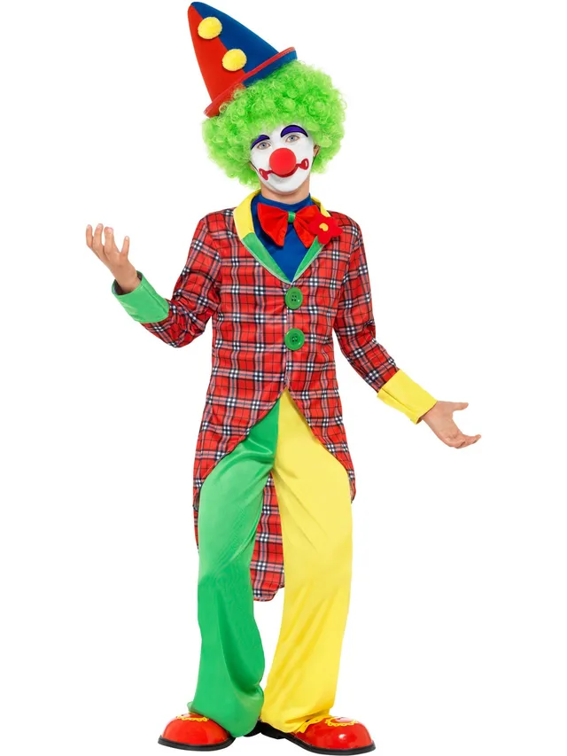 smiffys-fever-clown-kost-m-kinder-rot-gr-s image 1