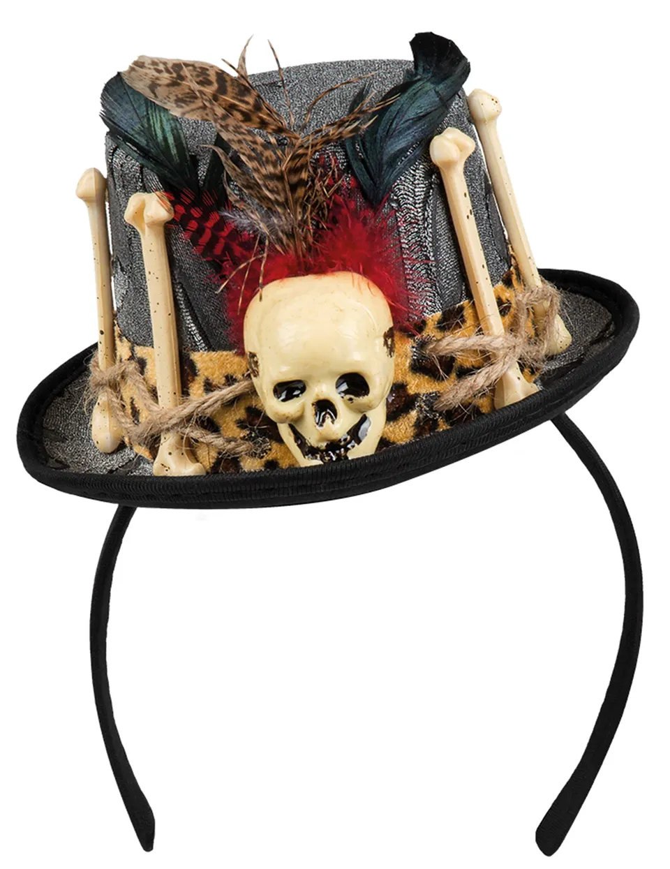 boland-headwear-haarreif-voodoo-freda-halloween-schwarz image 1