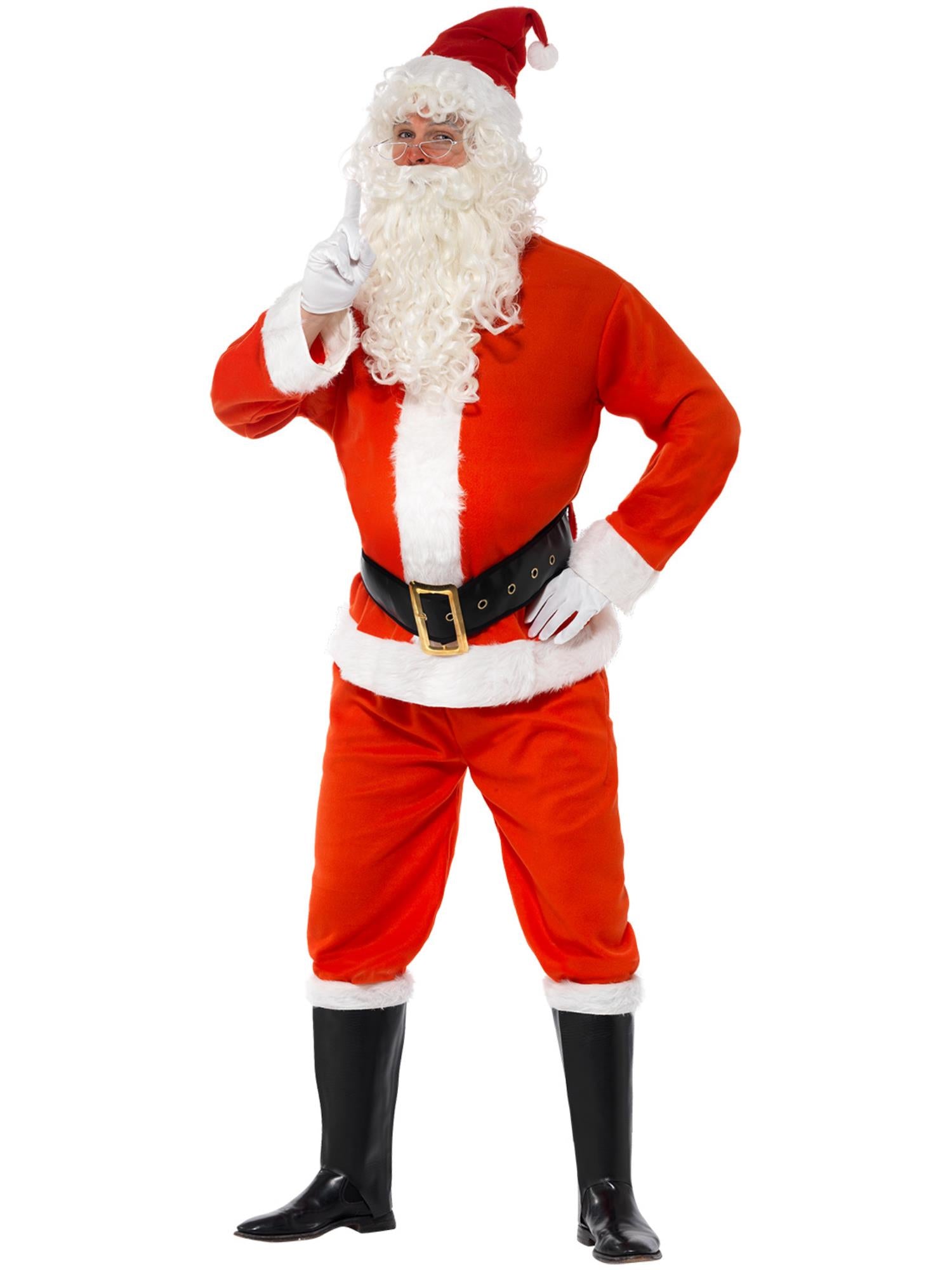 smiffys-fever-deluxe-santa-kost-m-rot-6-teilig-herren image 4