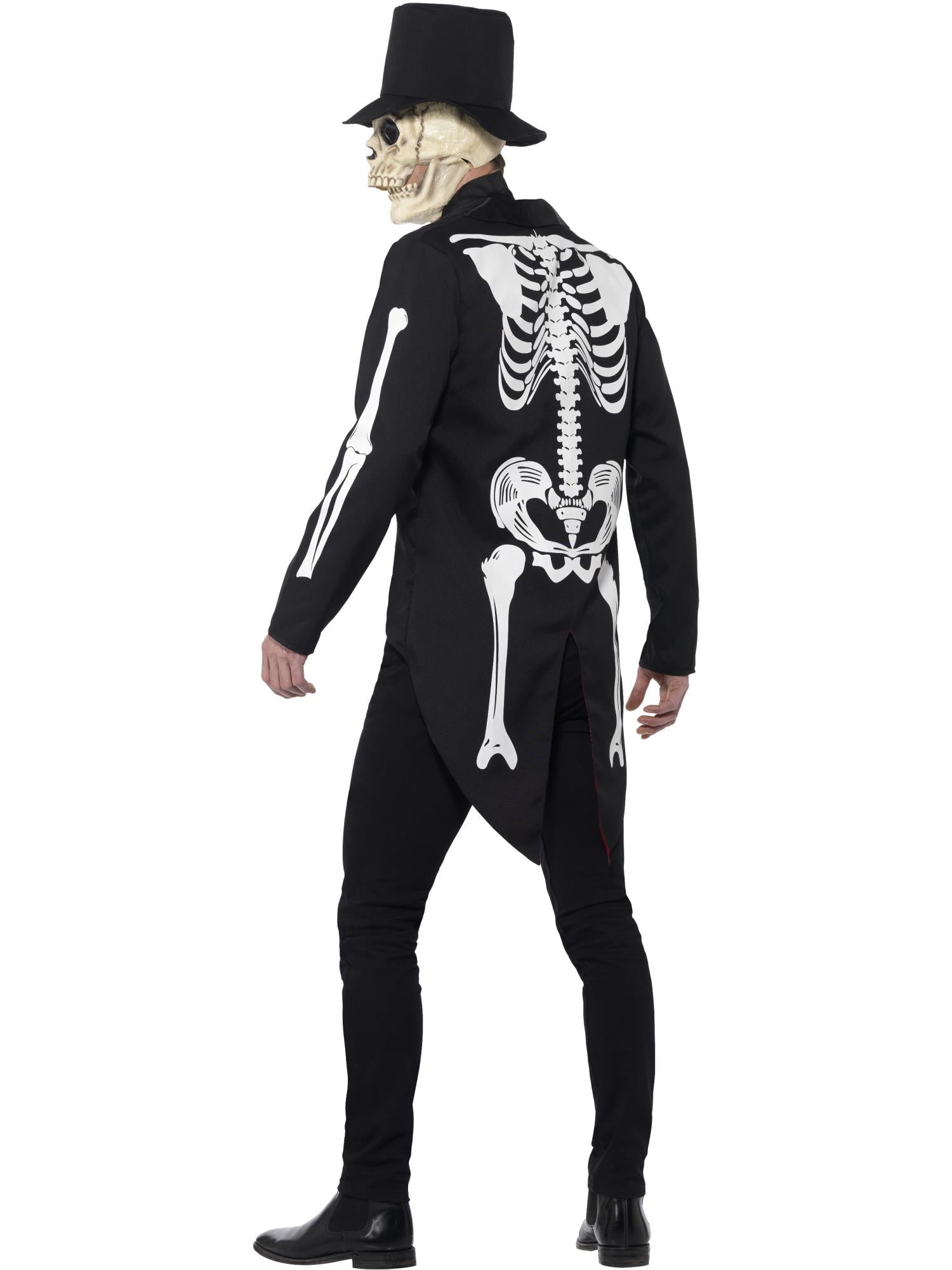 smiffys-fever-senor-skeleton-herren-kost-m-schwarz-gr-e-m image 3