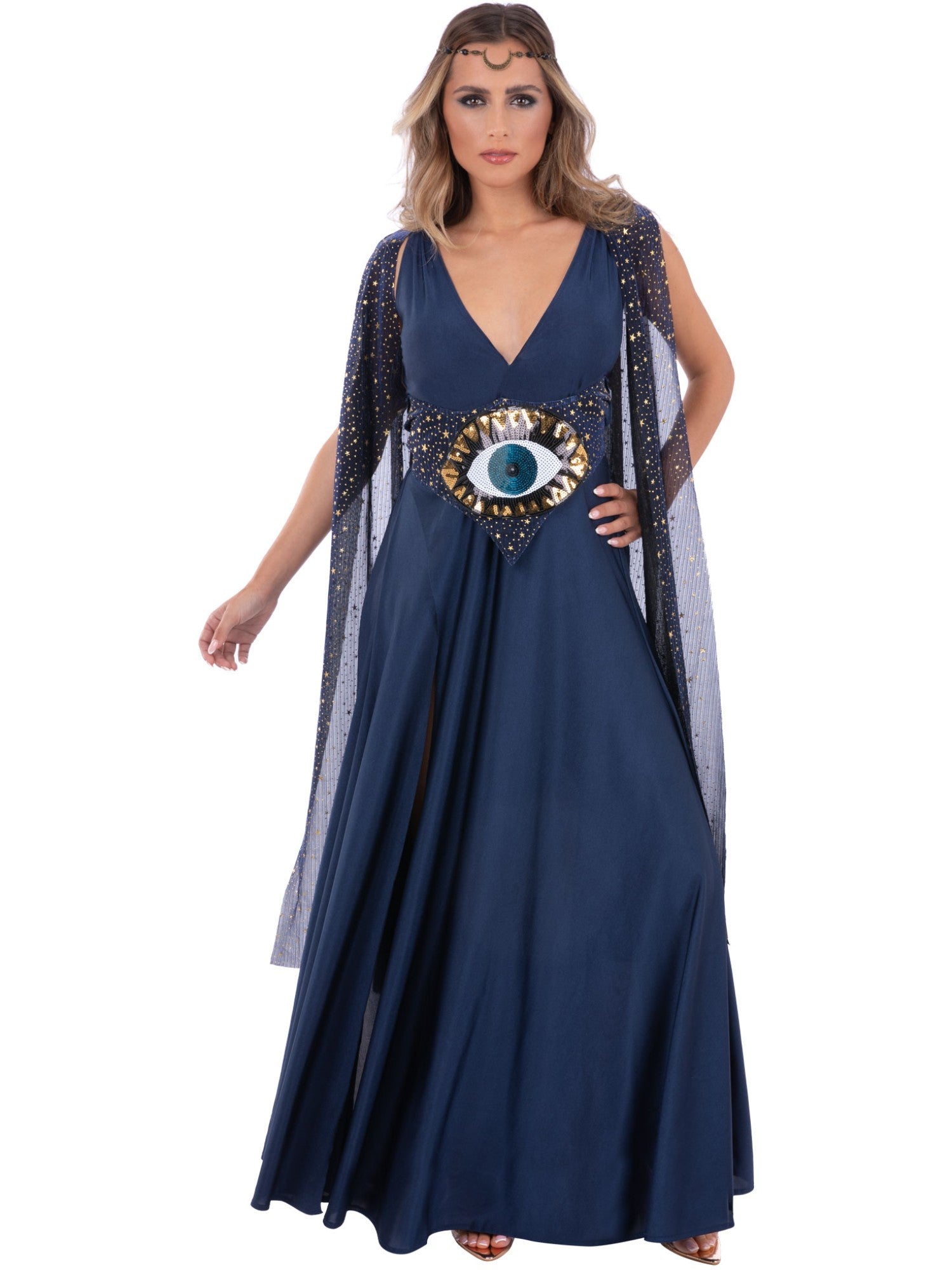smiffys-fever-all-seeing-eye-kost-m-damen-blau image 4