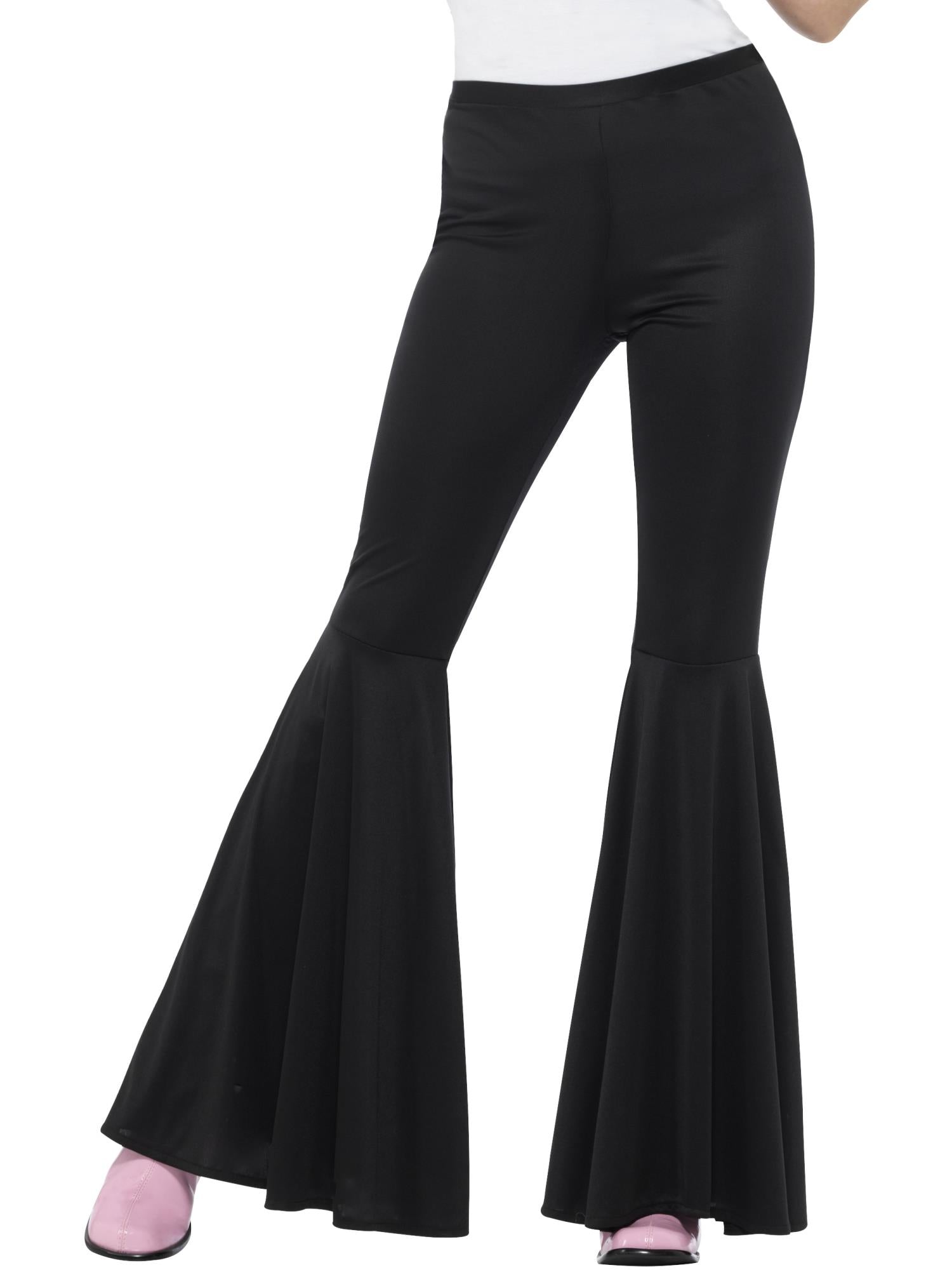smiffys-fever-schlaghose-damen-schwarz-70er-disco-hose image 1