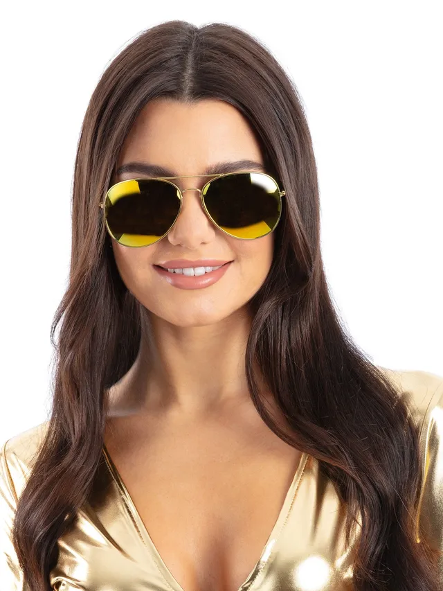 smiffys-fever-fliegerbrille-gold-verspiegelt-einheitsgr-e image 1