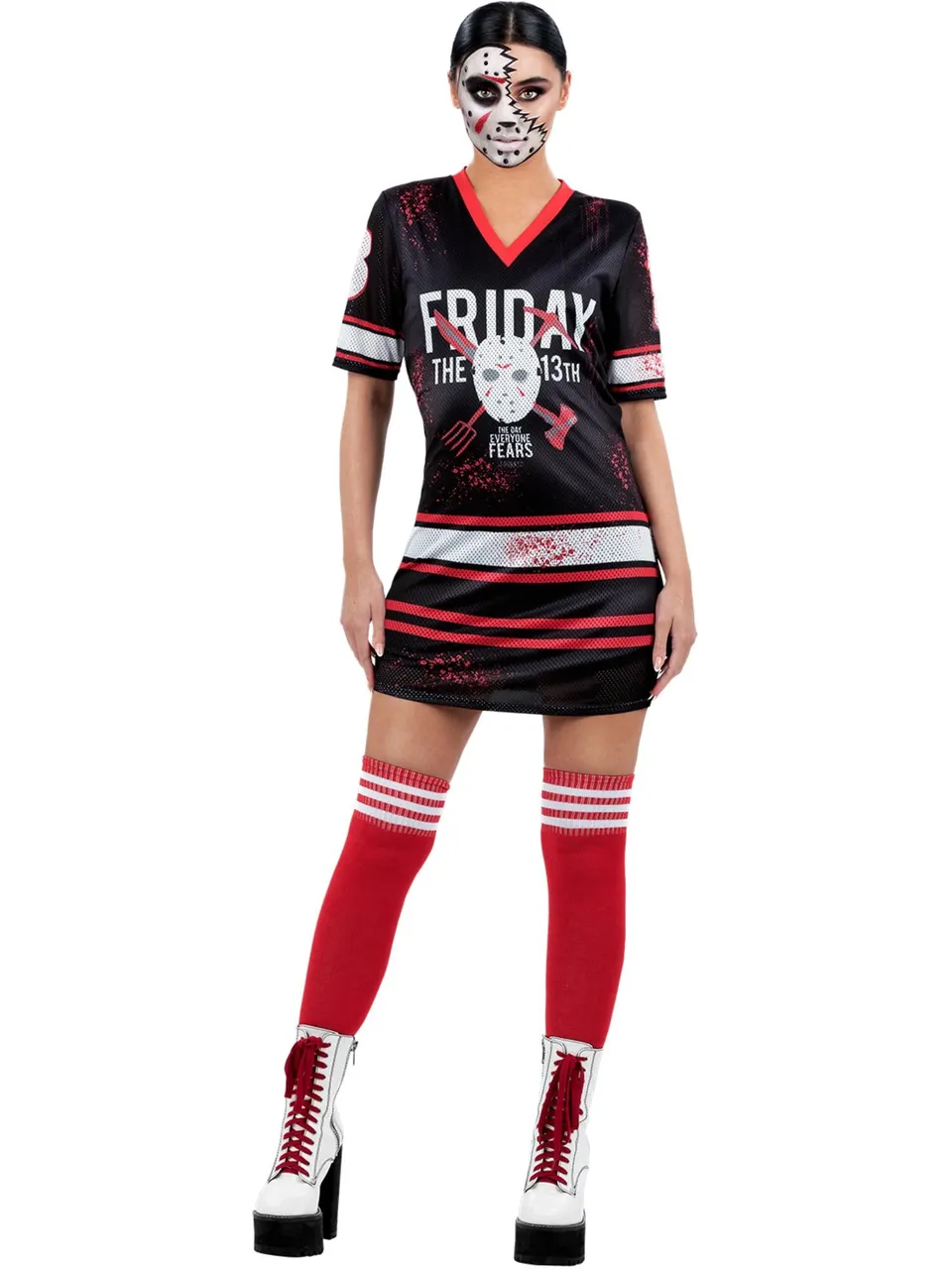 smiffys-fever-friday-the-13th-horror-kost-m-kleid-gr-xs image 1