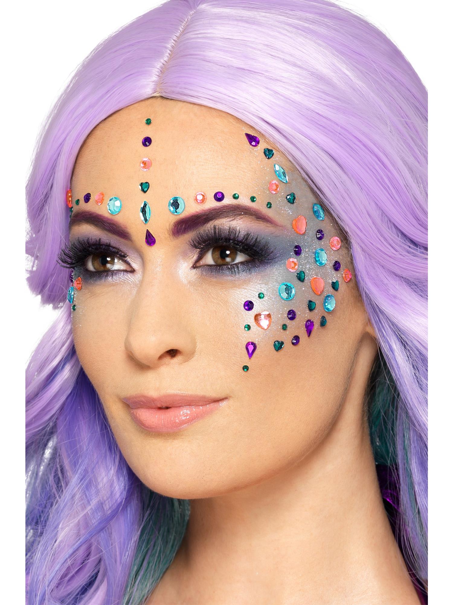 smiffys-fever-jewel-face-gems-bunt-100-st-ck image 1