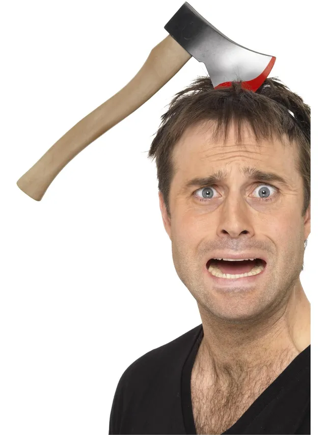 smiffys-fever-hatchet-through-head-haarreif-horror-halloween image 1