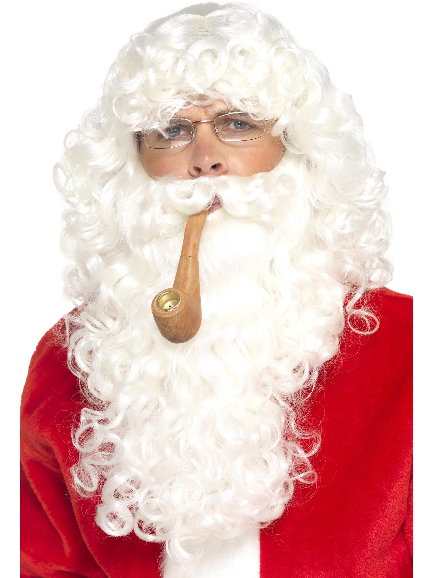 smiffys-fever-santa-dress-up-set-kost-mset-wei-mit-bart image 1