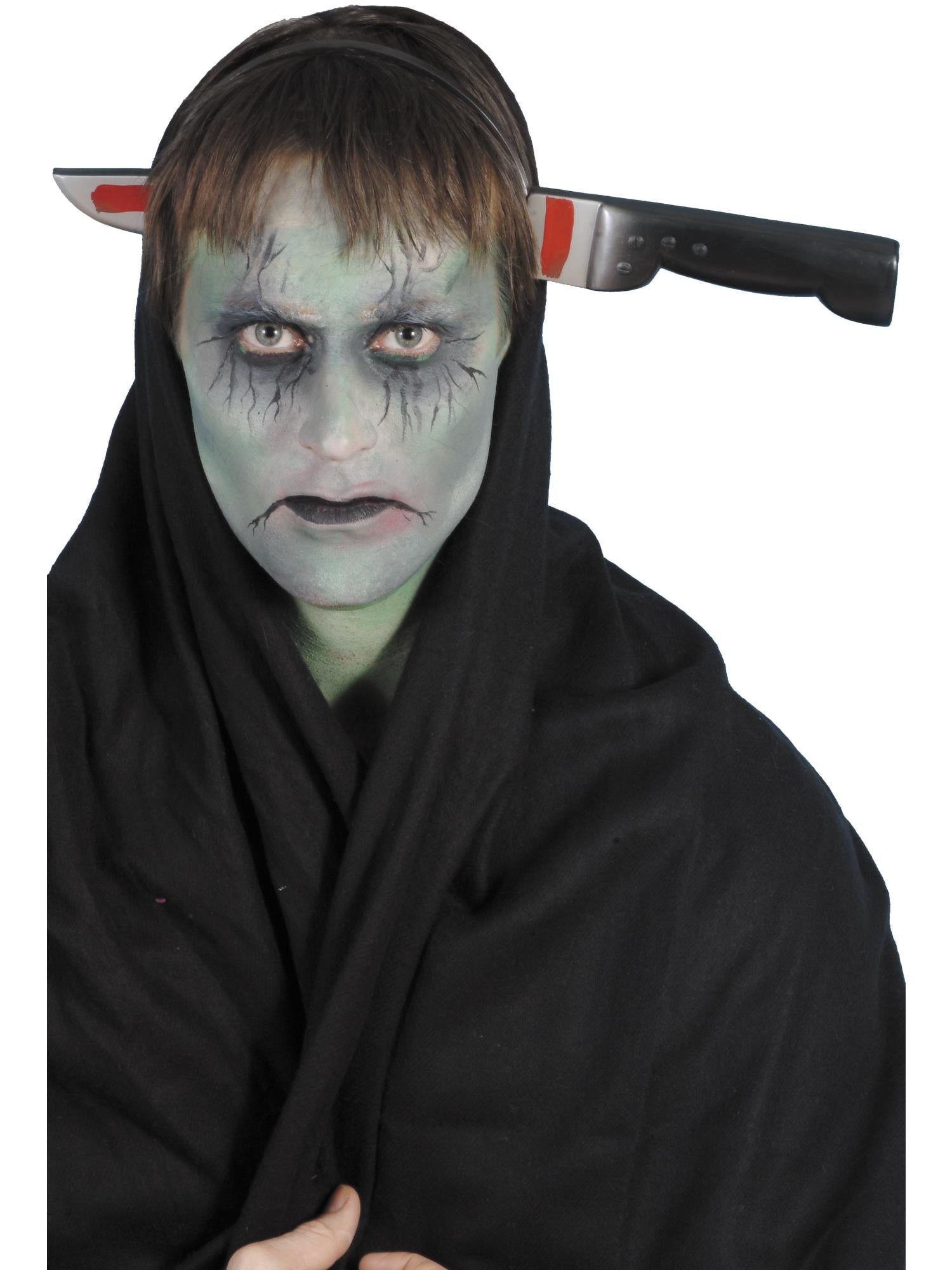 smiffys-fever-messer-durch-kopf-haarreif-schwarz image 2