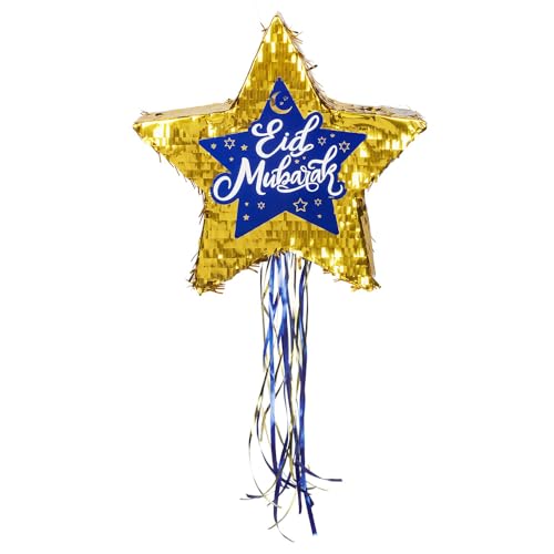 boland-decorations-pinata-stern-eid-mubarak-44cm-gold image 4