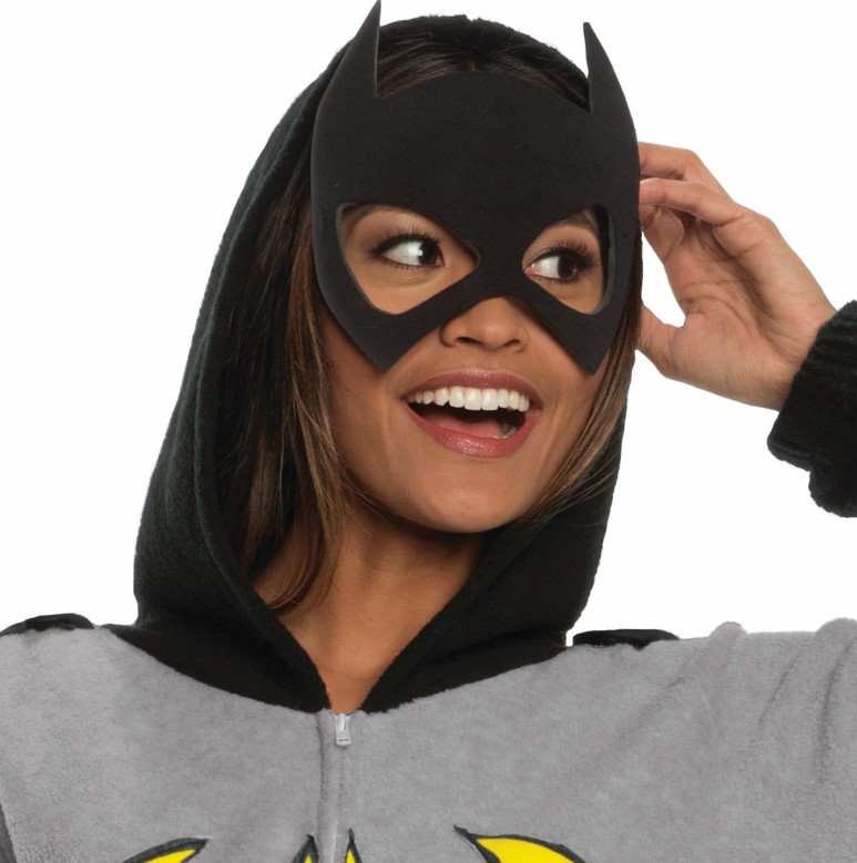 rubies-france-batgirl-pyjama-overall-kost-m-schwarz-gelb image 4