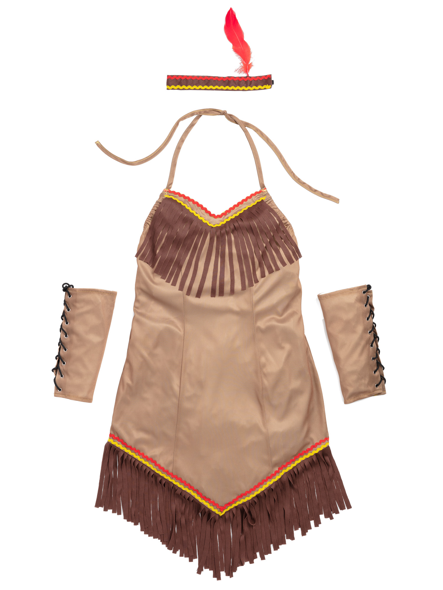 rubies-d-guisements-indianerin-kost-m-kleid-gr-e-m-mit-fransen image 4