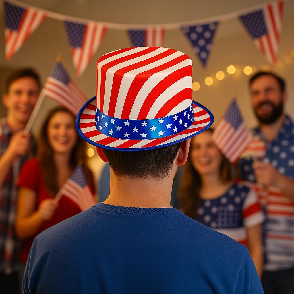 boland-headwear-usa-zylinder-stars-stripes-erwachsene image 3