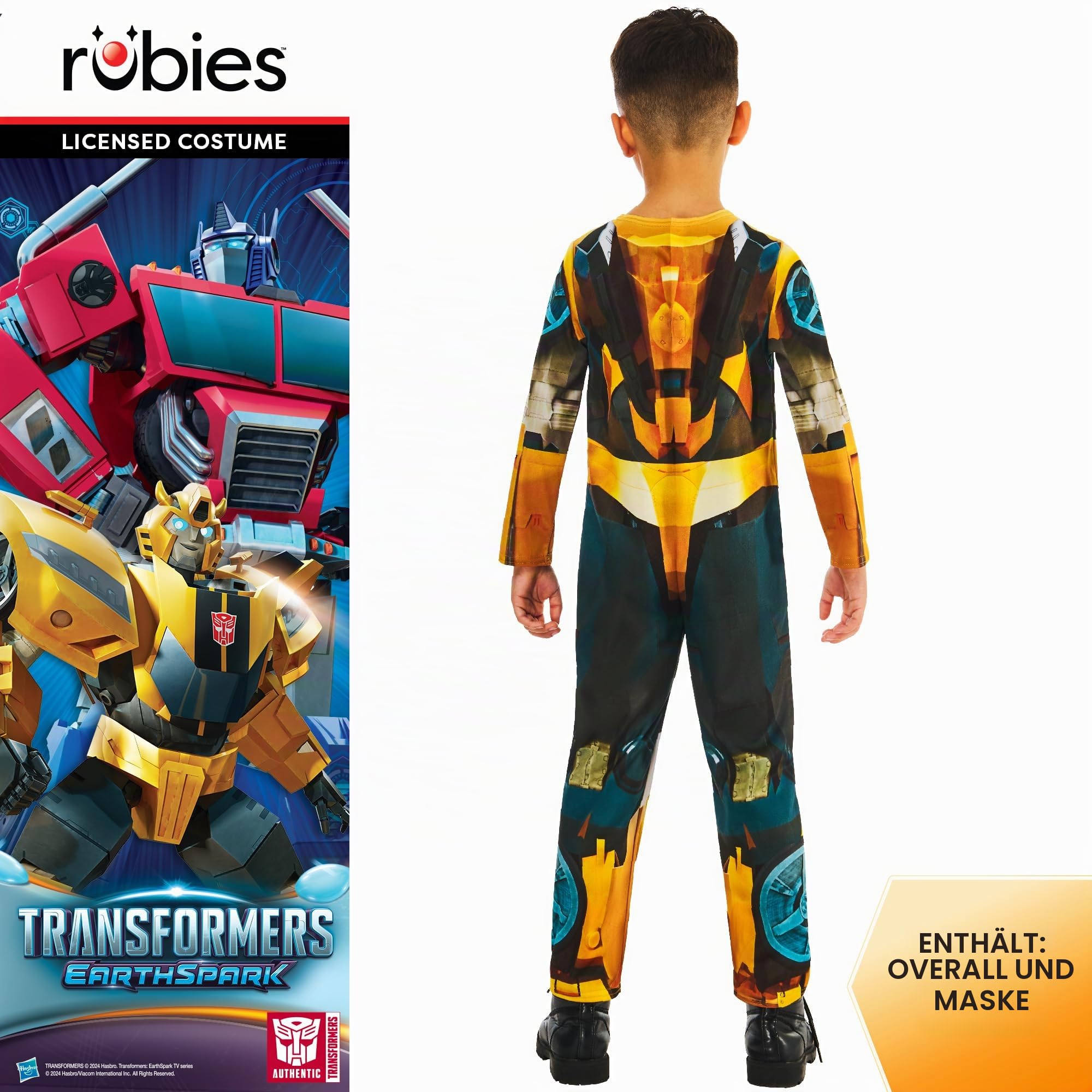 rubie-s-deluxe-bumble-bee-kost-m-kinder-5-6-jahre-gelb image 2