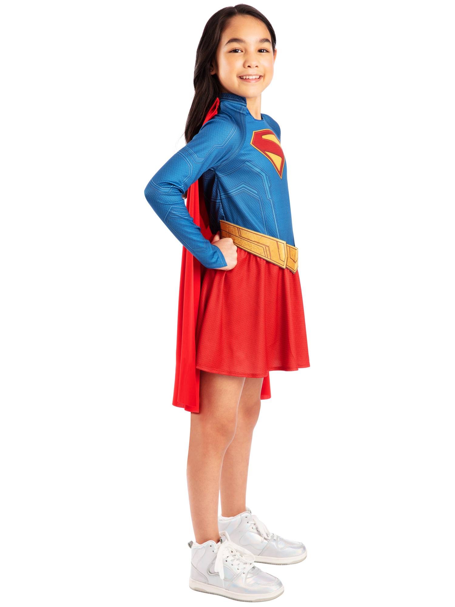 rubies-supergirl-movie-kost-m-klassisch-kleid-mit-cape image 6