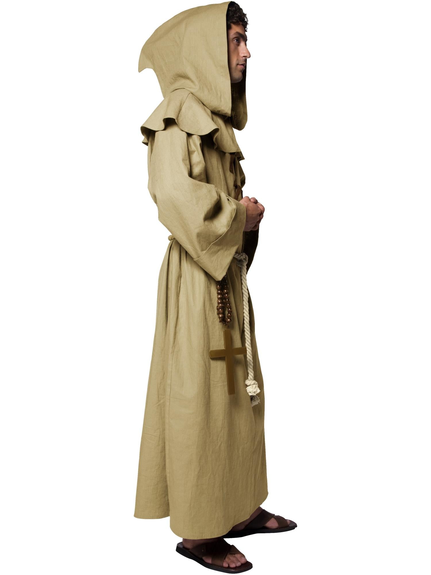 smiffys-fever-friar-tuck-m-nchskost-m-braun-herren image 2