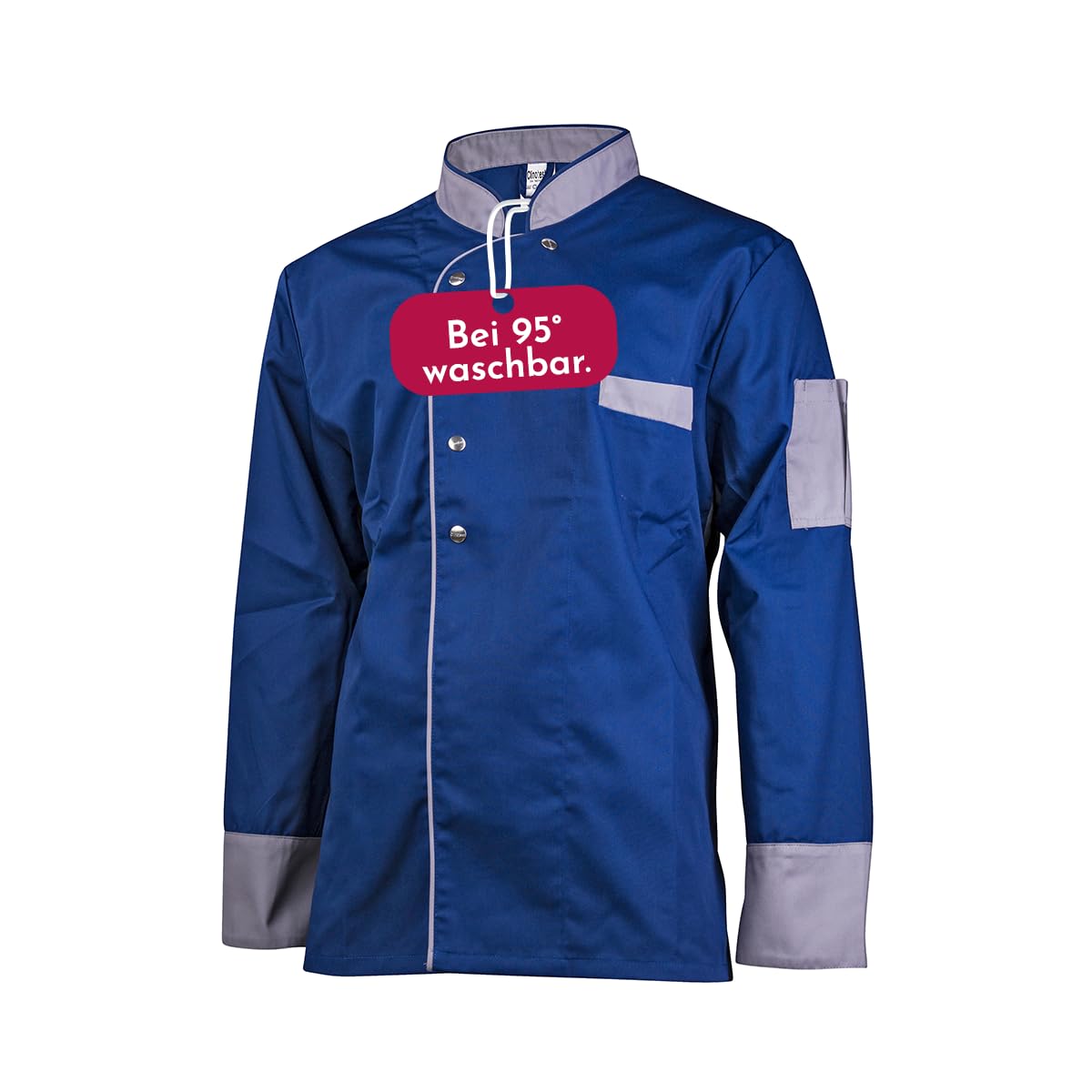 clinotest-personal-kochjacke-herren-langarm-wei-baumwolle image 8