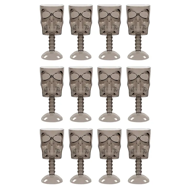 boland-totenkopf-becher-set-12-trinkbecher-halloween image 1