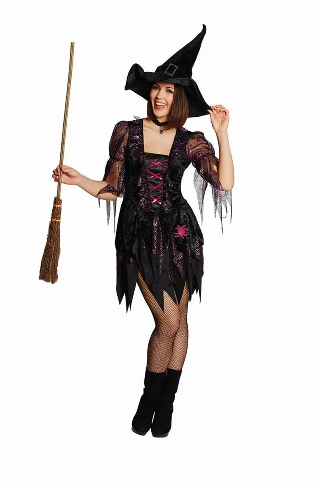 rubie-s-deluxe-spider-witch-hexenkost-m-gr-40-schwarz image 1