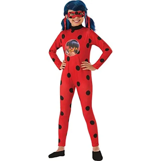 rubie-s-deluxe-tikki-ladybug-kinderkost-m-rot-mit-per-cke image 1