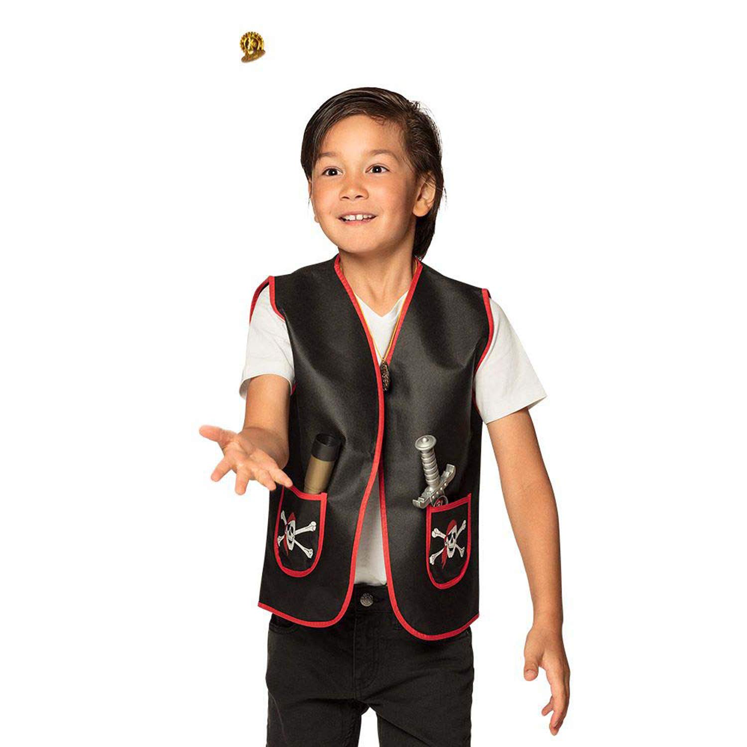 boland-74147-piratenweste-kinder-rot-schwarz-4-7-jahre image 8