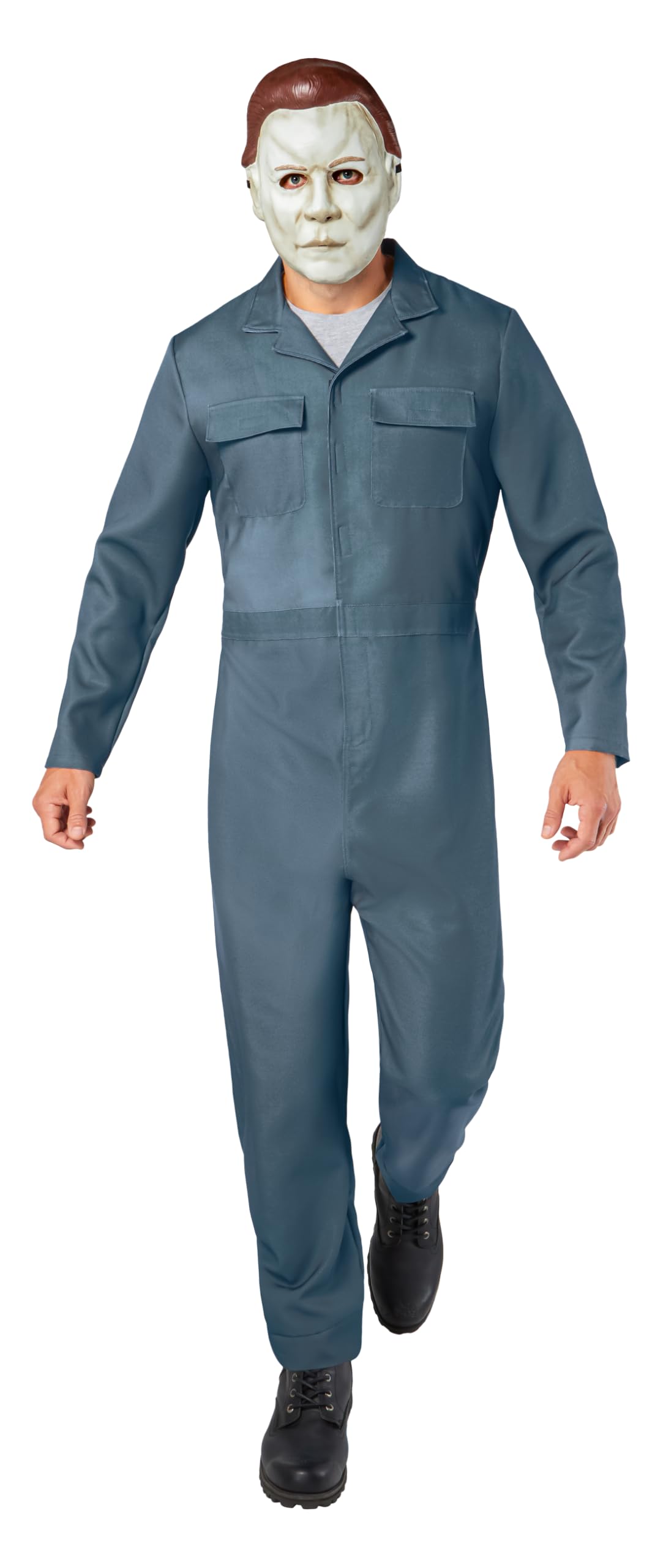 rubie-s-deluxe-michael-myers-kost-m-herren-xl-overall-maske image 1