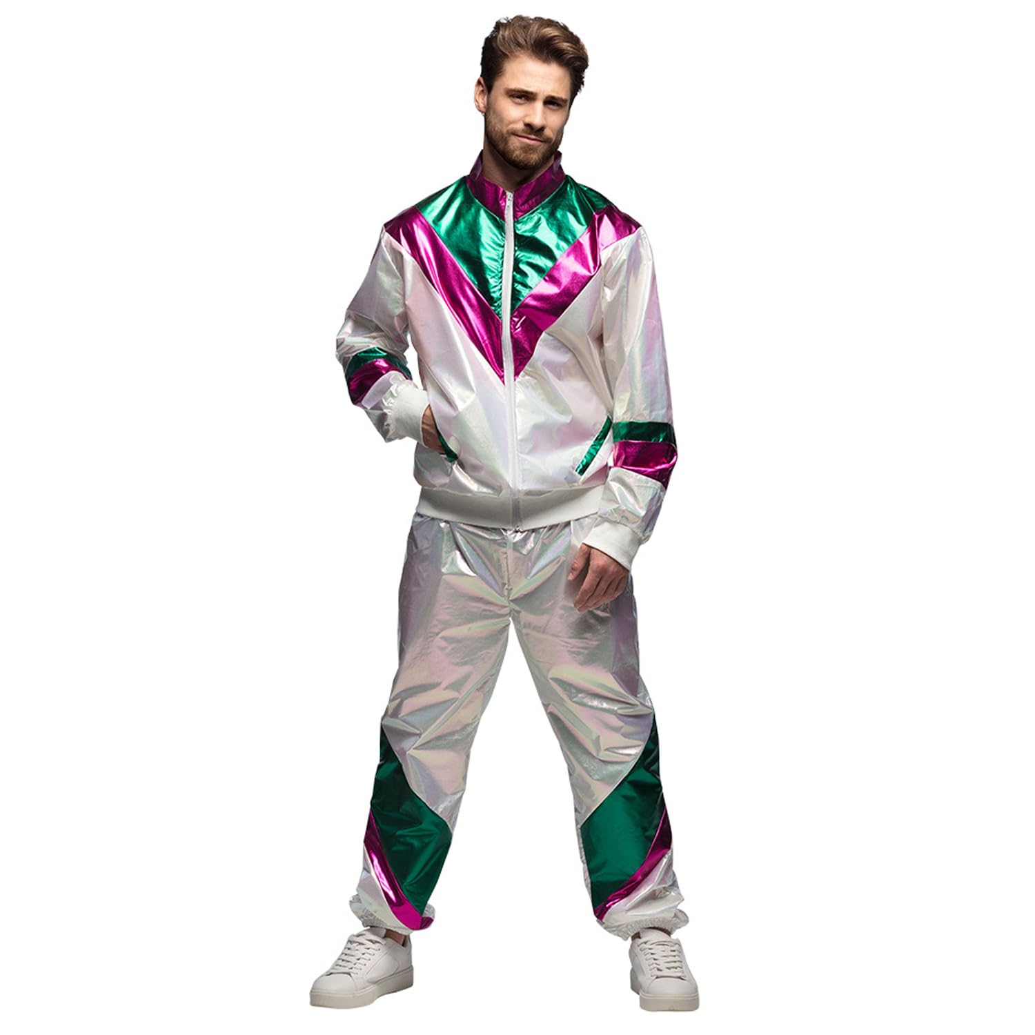 boland-holographic-trainingsanzug-herren-s-80er-retro image 1