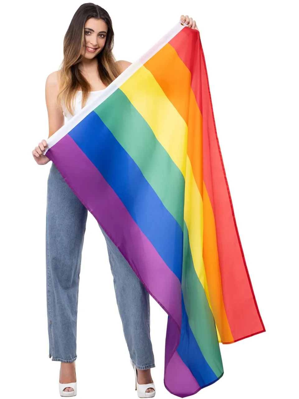 smiffys-fever-pride-rainbow-flag-regenbogenflagge-152x91-cm image 1