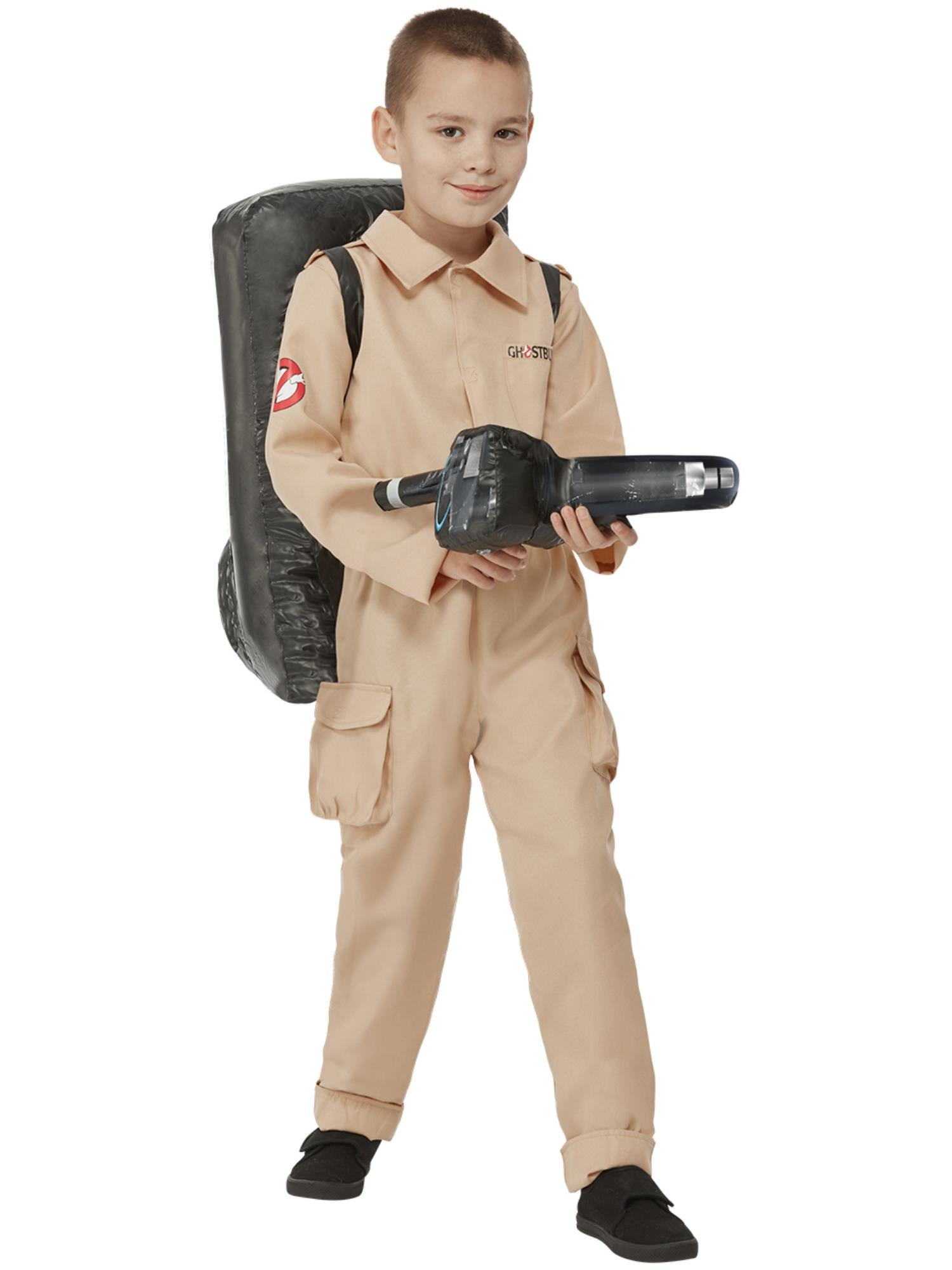 smiffys-fever-ghostbusters-kinder-kost-m-overall-beige-4-6-jahre image 1