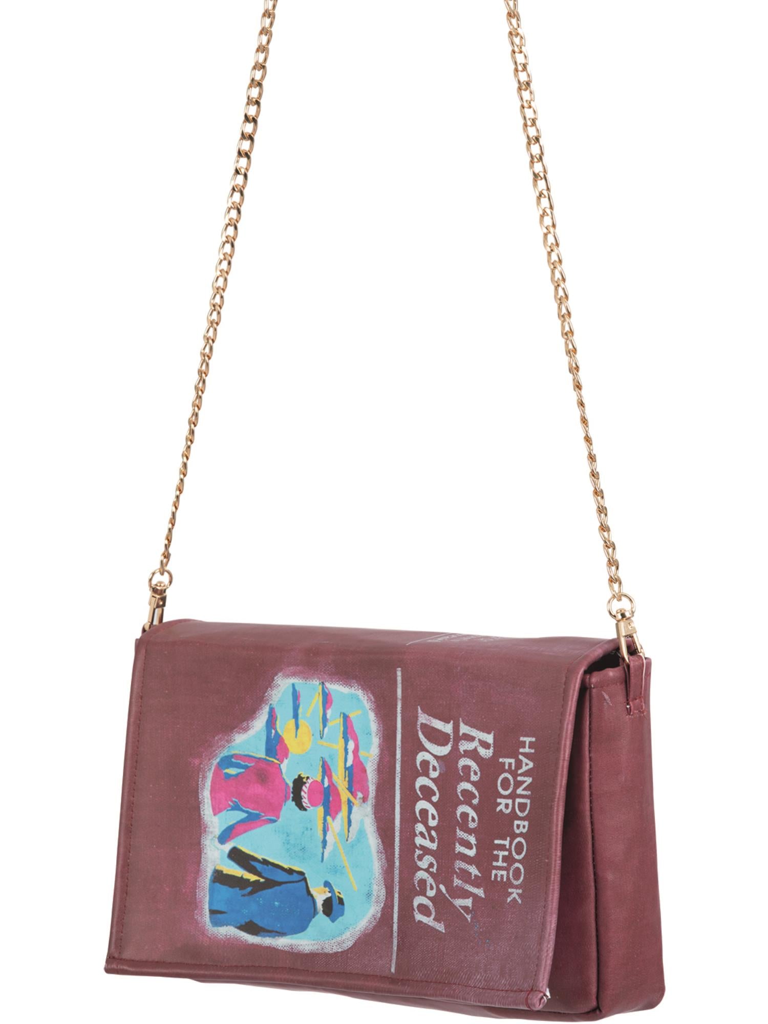 smiffys-fever-beetlejuice-tasche-handbook-burgunder image 1