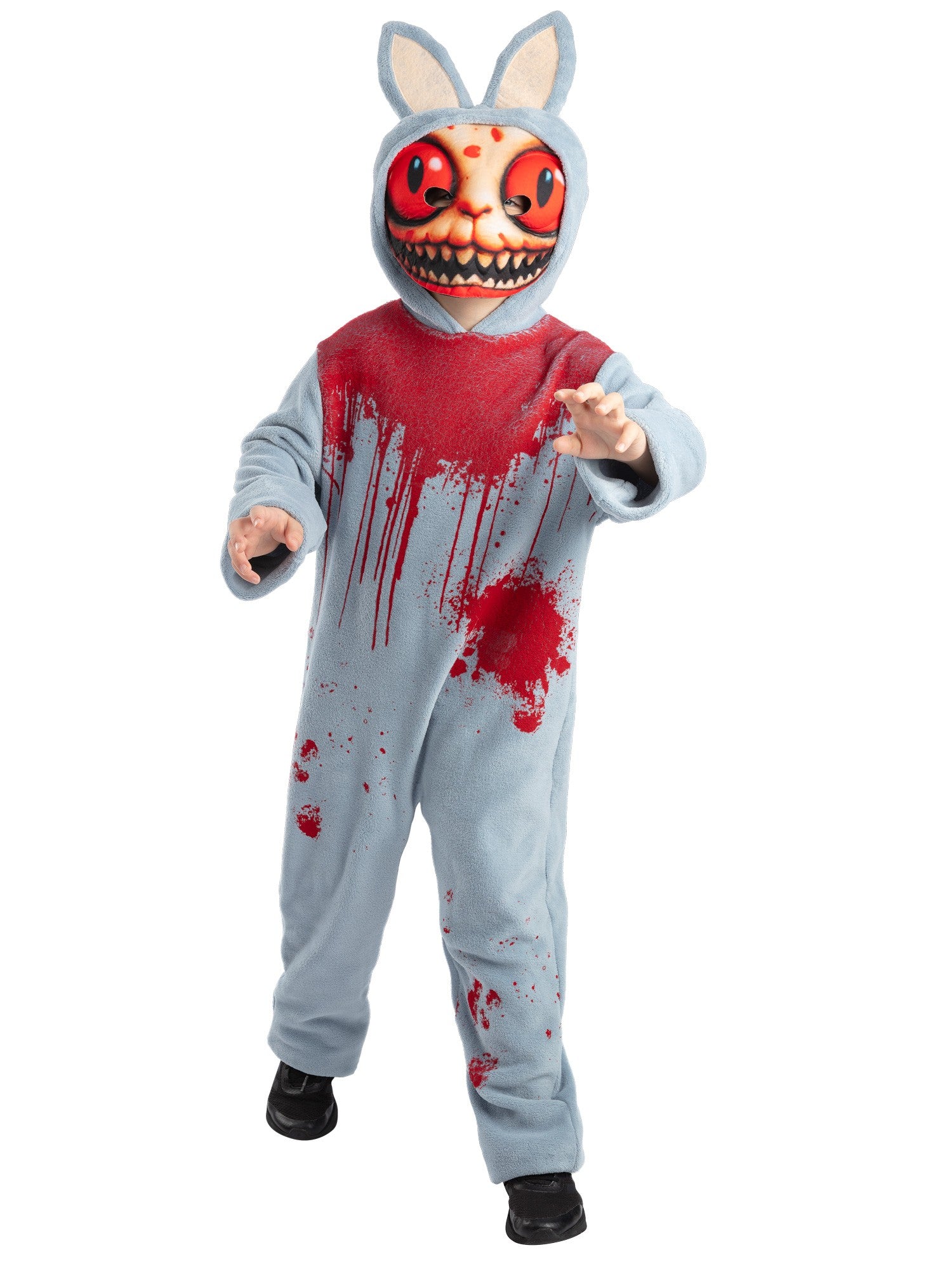 smiffys-fever-horror-la-boo-hasenkost-m-kinder-blutig-grau-l image 4
