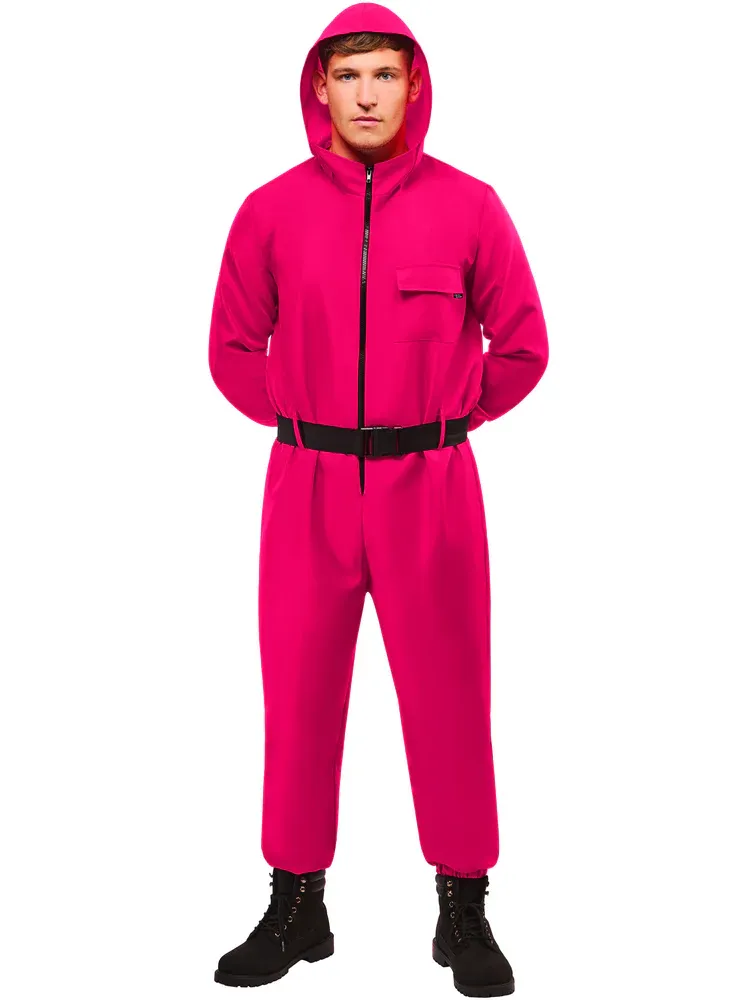 rubies-squid-game-w-chter-kost-m-overall-rot-erwachsene image 1