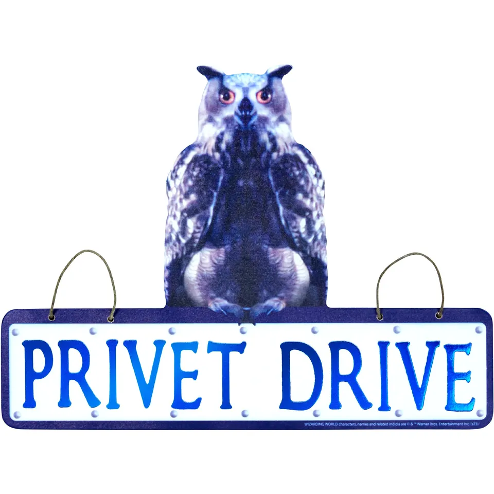rubie-s-deluxe-harry-potter-privet-drive-schild-19-7x26-cm-eule image 1
