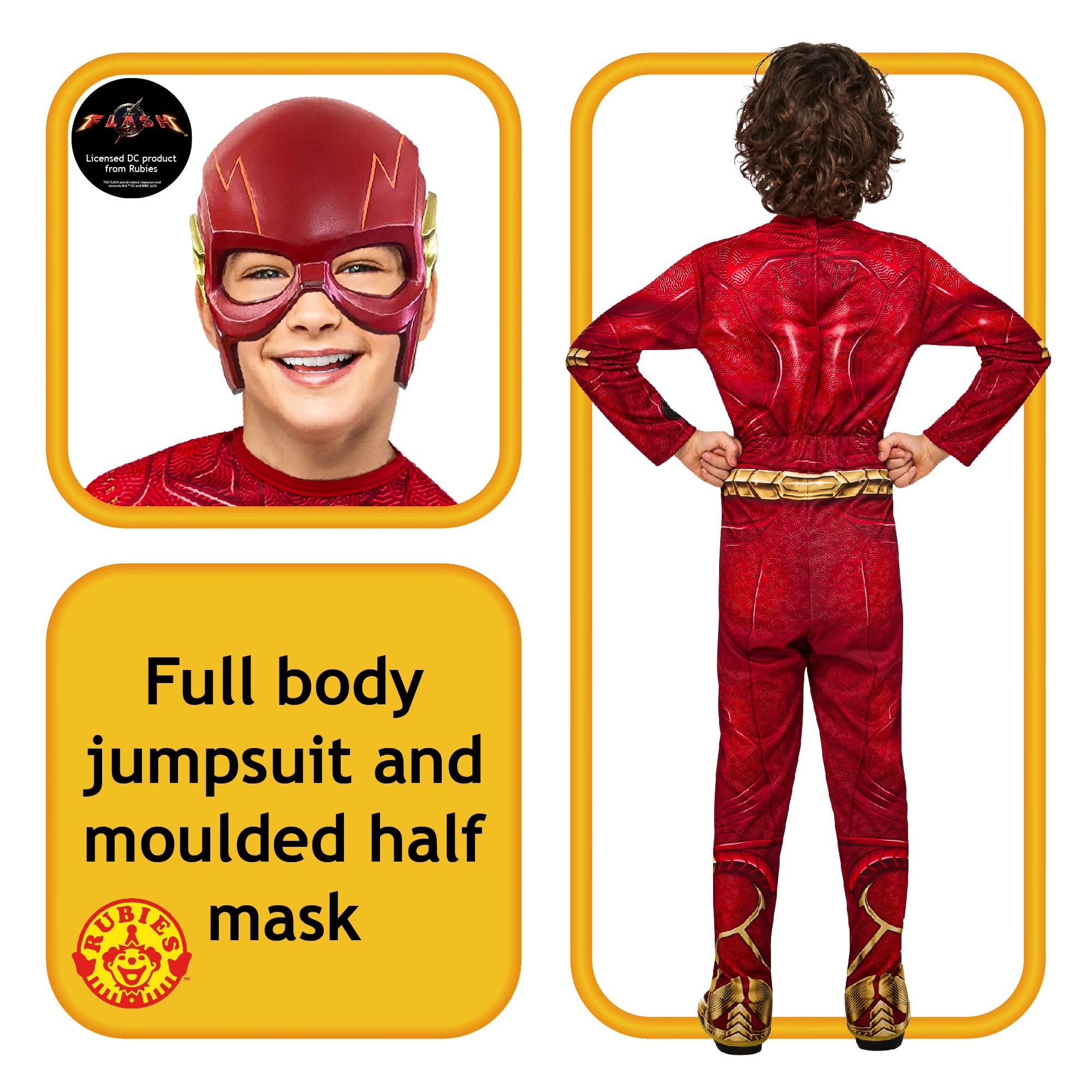 rubie-s-the-flash-deluxe-kost-m-kinder-5-6-jahre image 2