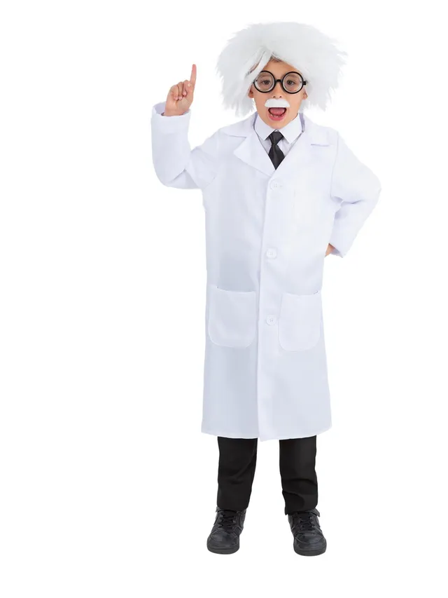 smiffys-fever-einstein-set-kinder-mit-per-cke-brille-bart image 1
