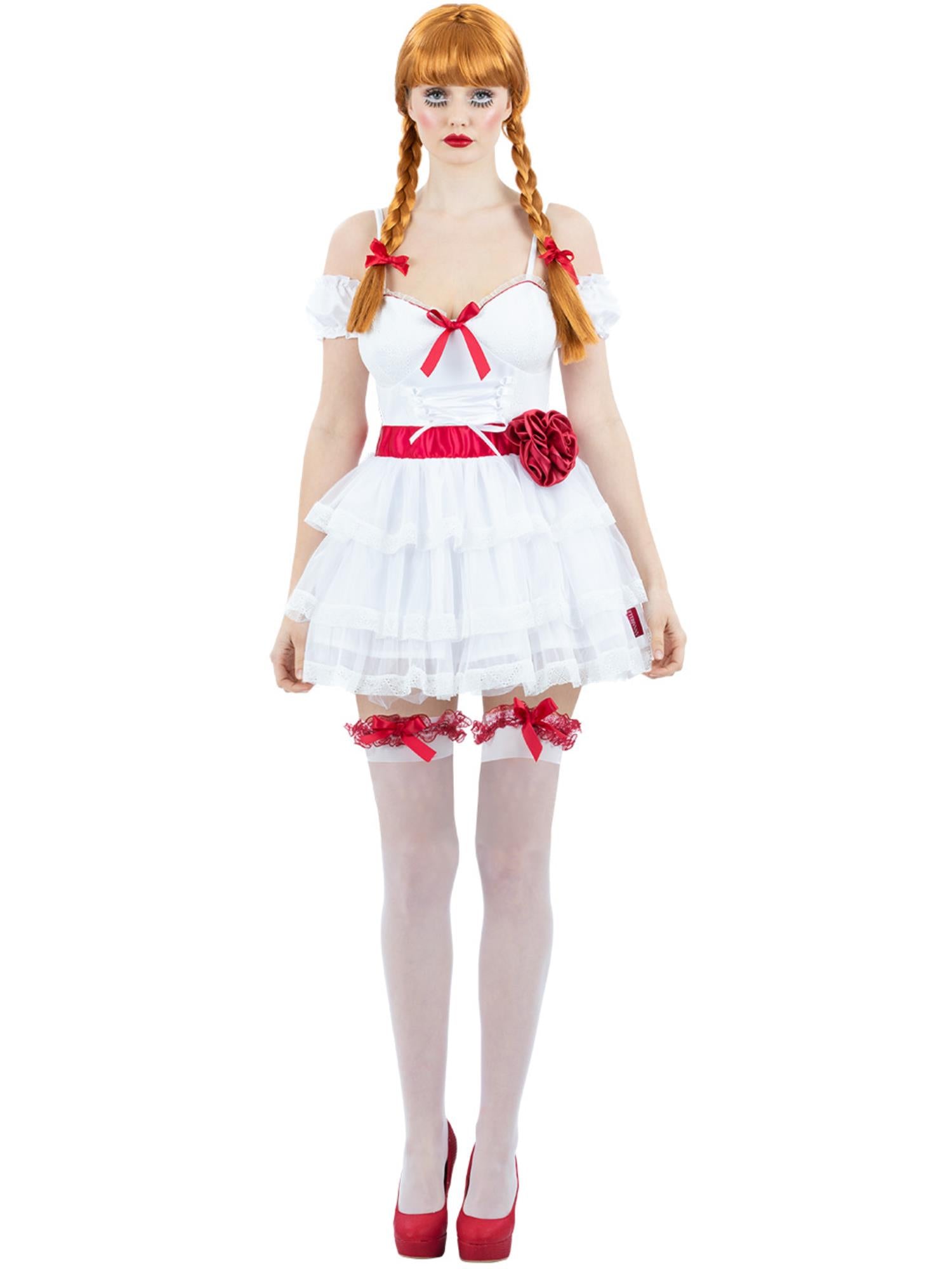 smiffys-fever-annabelle-minikleid-wei-rot-gr-s-8-10 image 4