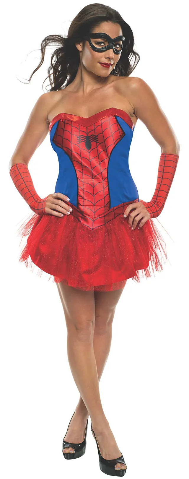 secret-wishes-marvel-spiderlady-tutu-kleid-uk-6-8-mit-maske image 1