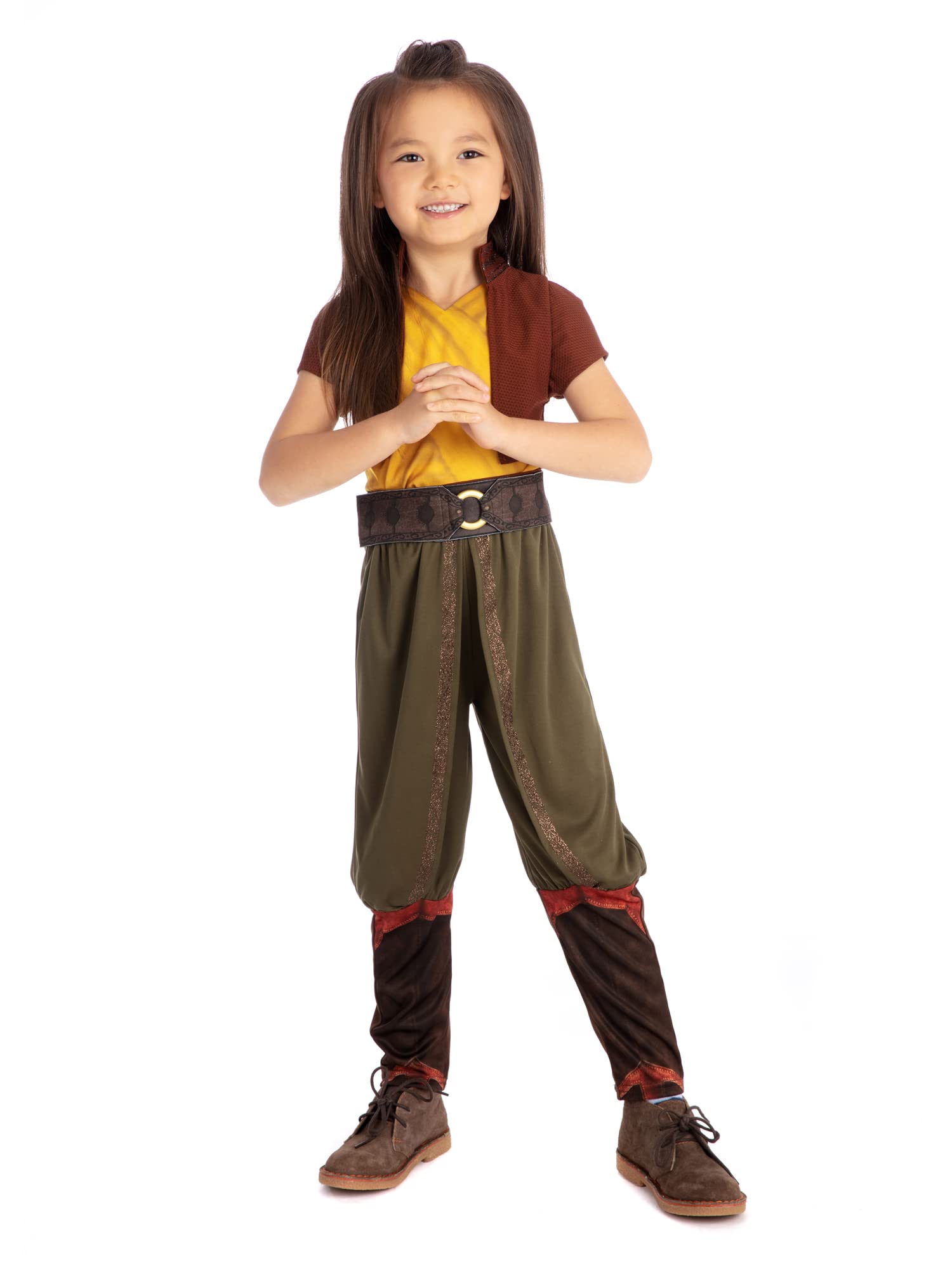rubie-s-deluxe-disney-raya-kostuem-maedchen-7-8-jahre-kleid image 4