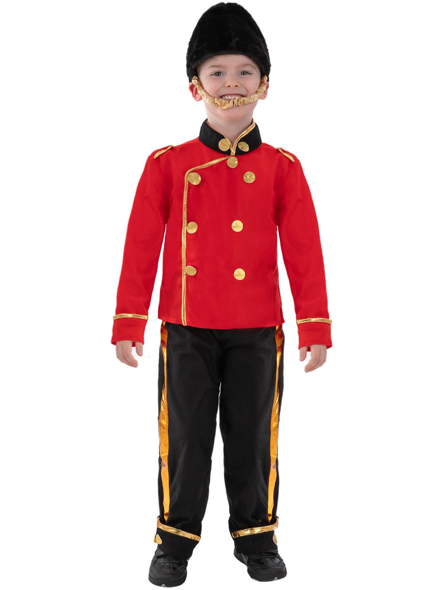 smiffys-fever-busby-guard-kost-m-kinder-rot-gr-s image 4