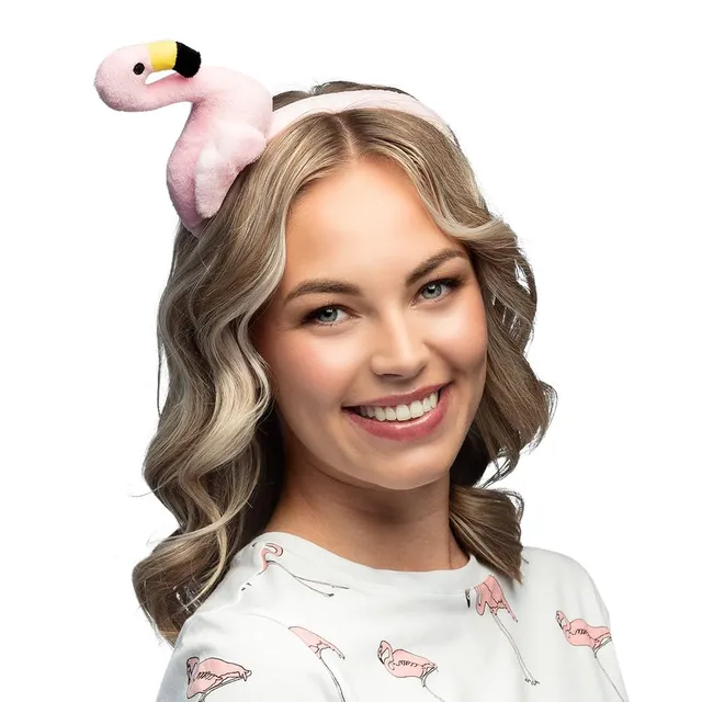 boland-flamingo-haarreif-rosa-pl-sch-tiara-party-accessoire image 1