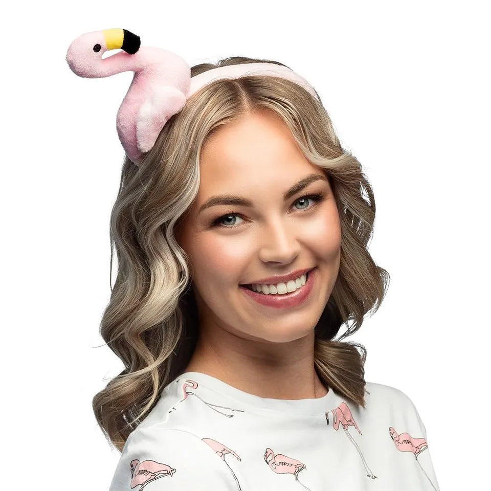 boland-flamingo-haarreif-rosa-pl-sch-tiara-party-accessoire image 1