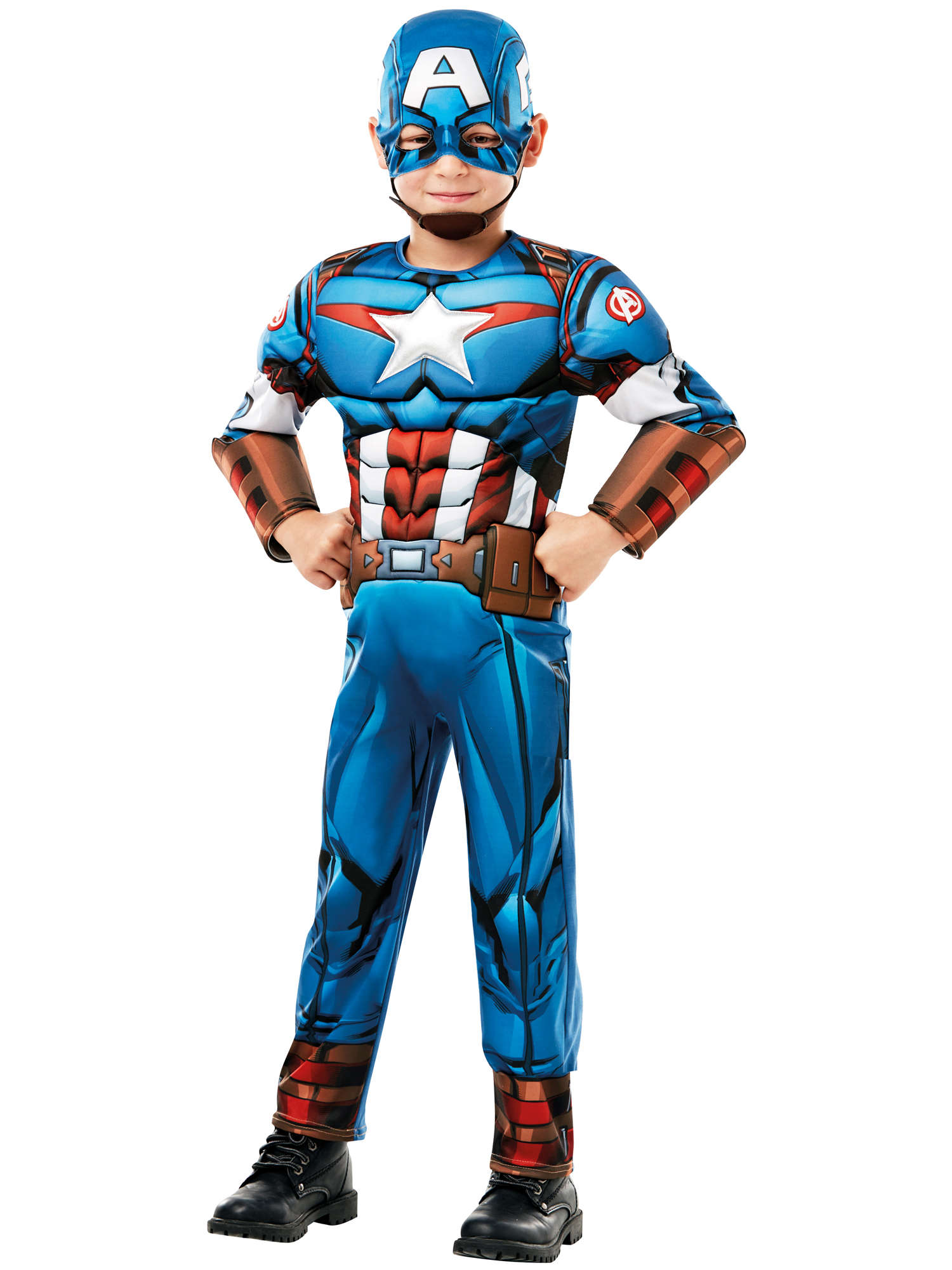 rubies-captain-america-kost-m-luxe-blau-herren-m-l image 3